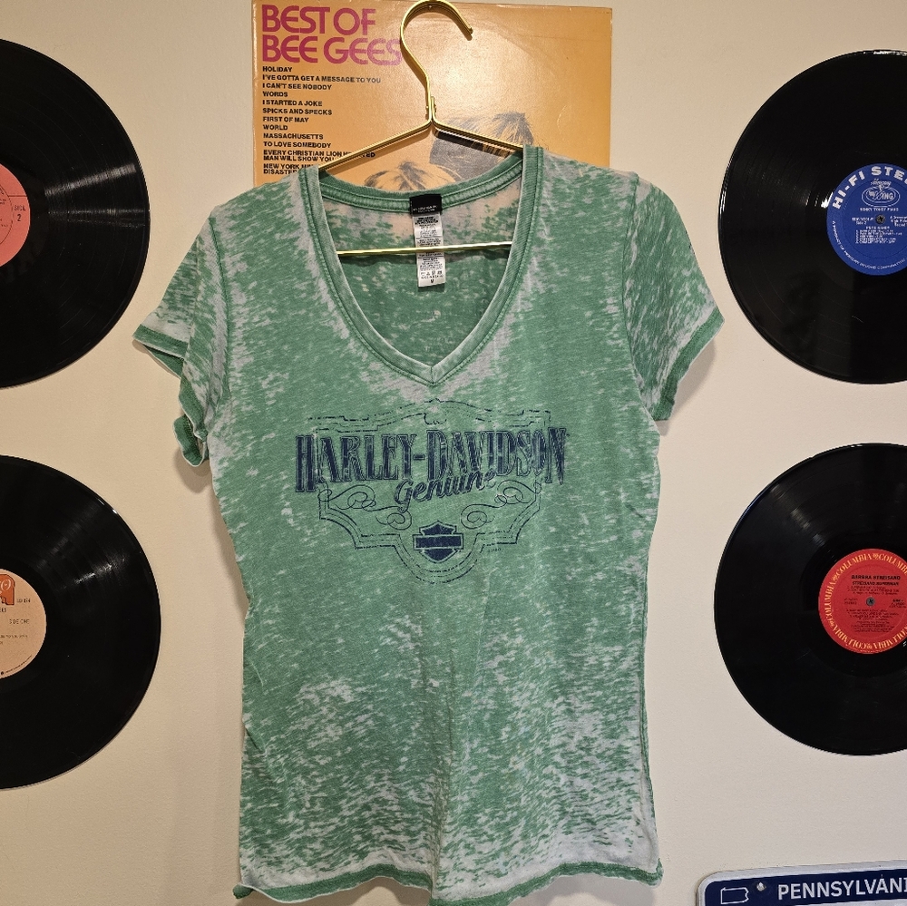 Harley-Davidson Women's Vintage Tee From The Original Harley Dealer In Wabash IN